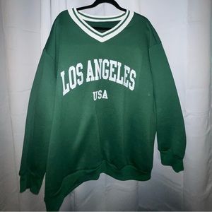 Varsity style crewneck